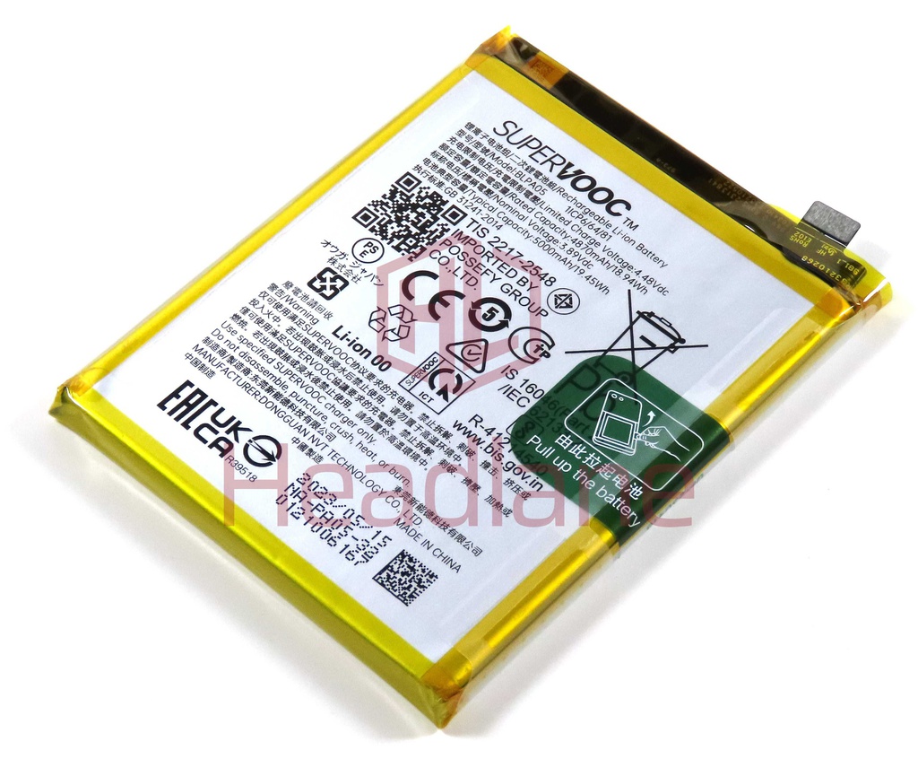 Oppo CPH2531 Reno10 5G BLPA05 5000mAh Internal Battery