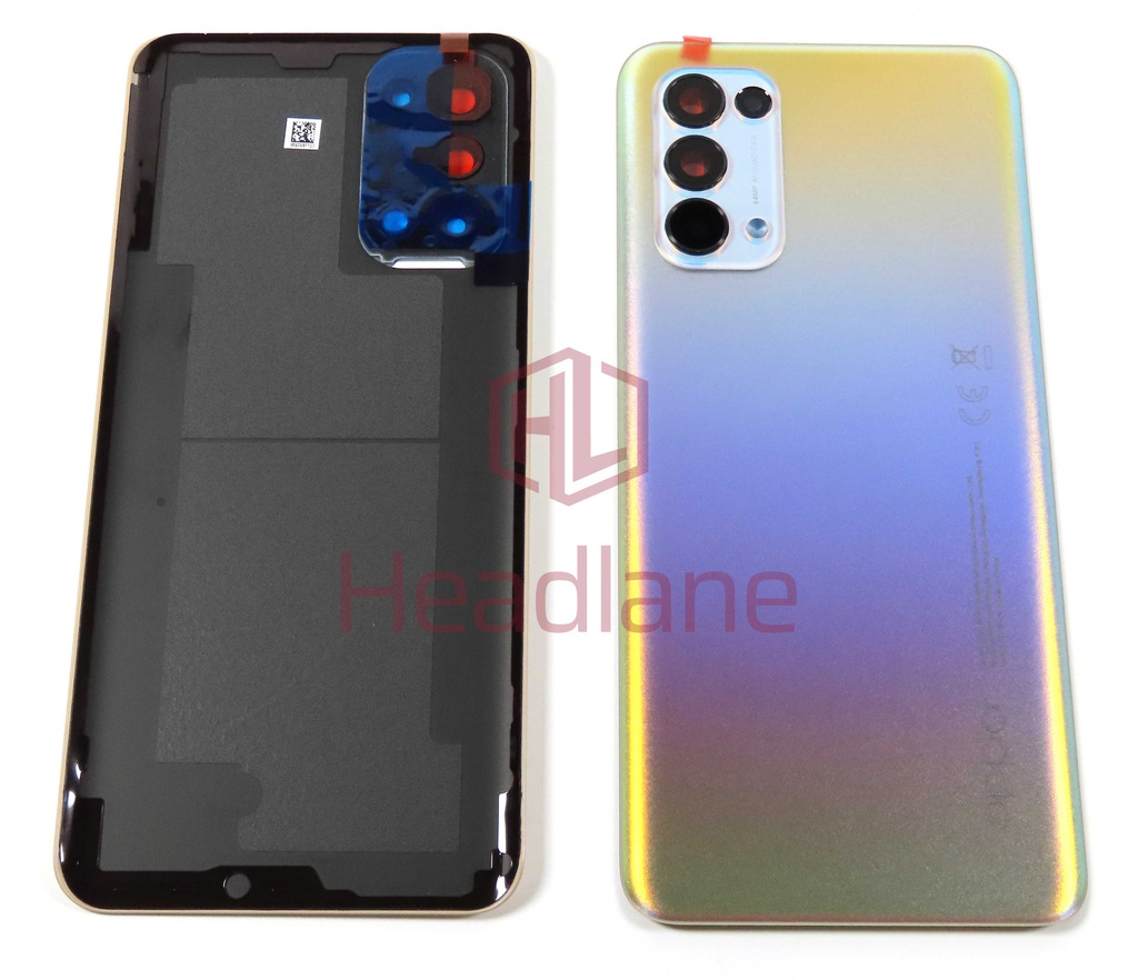 Oppo CPH2145 Reno5 5G / Find X3 Lite 5G Back / Battery Cover - Silver