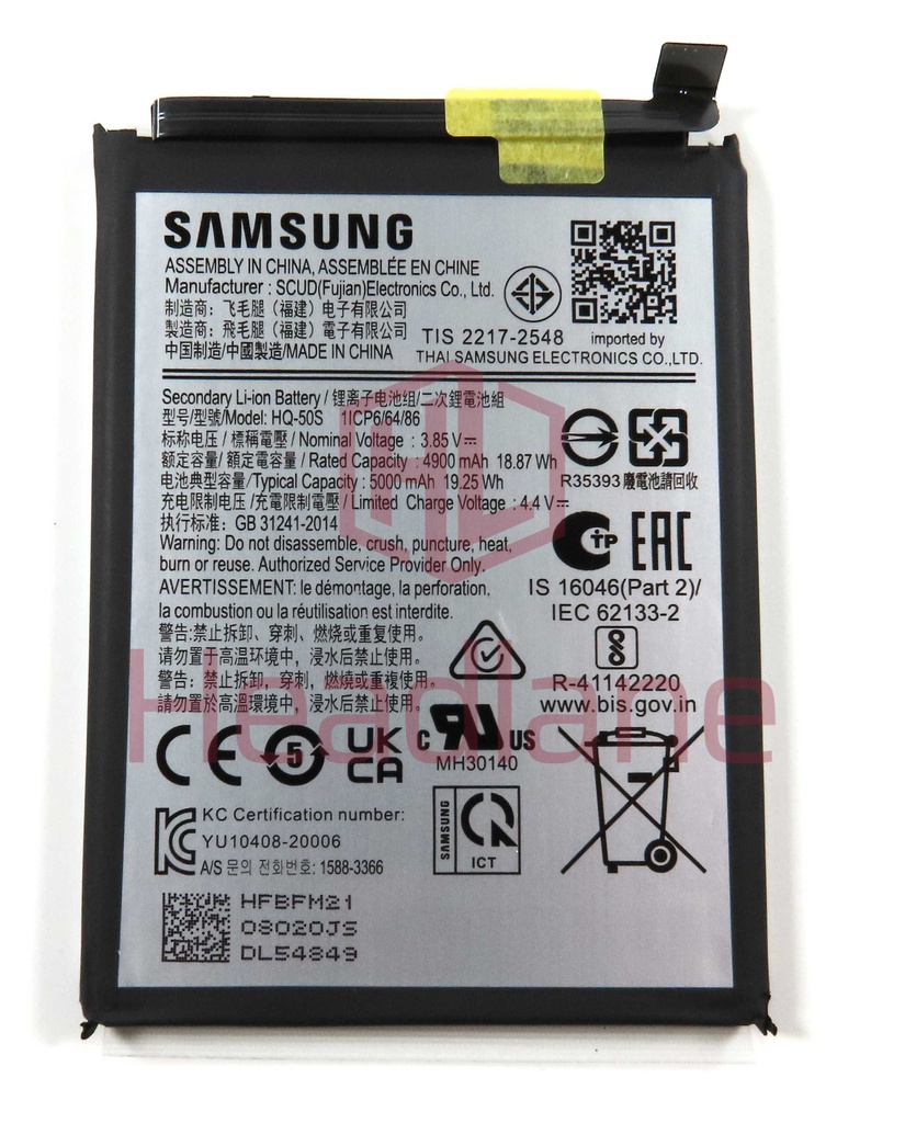 Samsung SM-A037 Galaxy A03s HQ-50S 5000mAh Internal Battery (No Box)