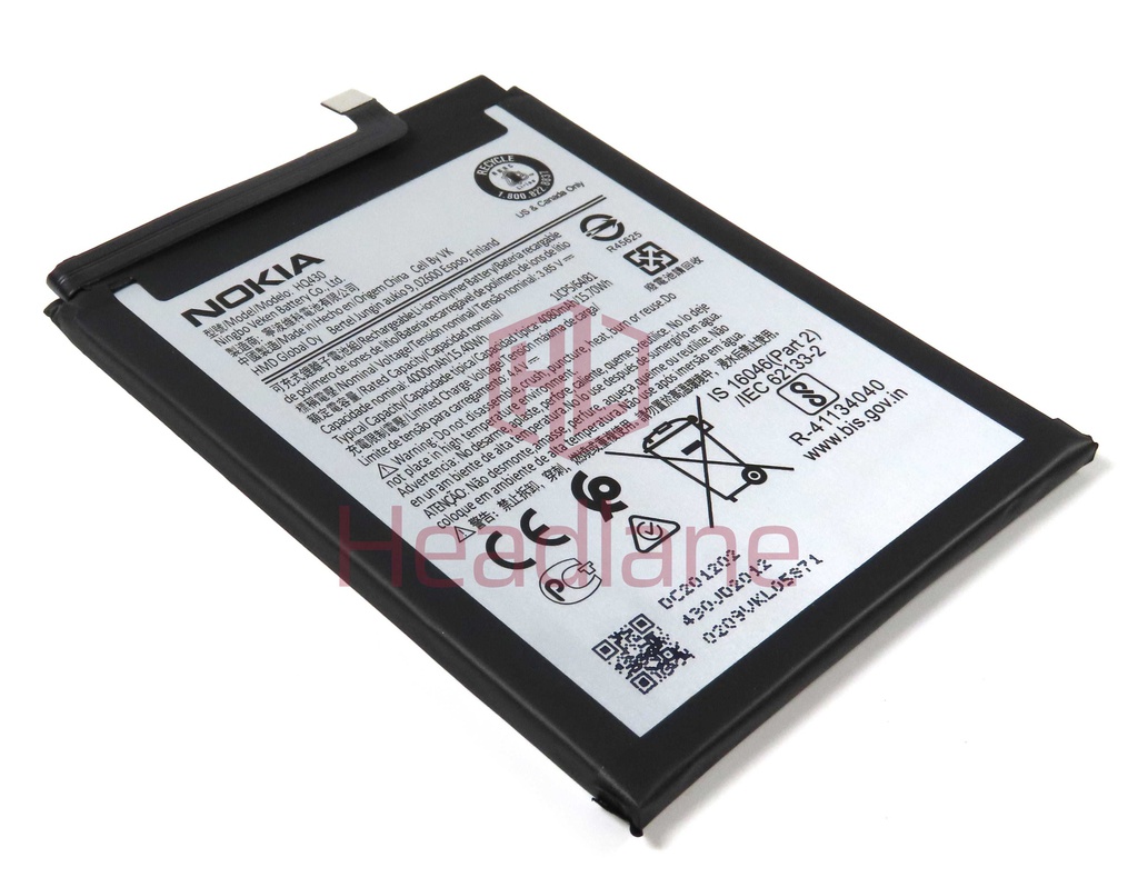 Nokia TA-1283 TA-1285 TA-1288 HQ430 3.4 4000mAh Battery