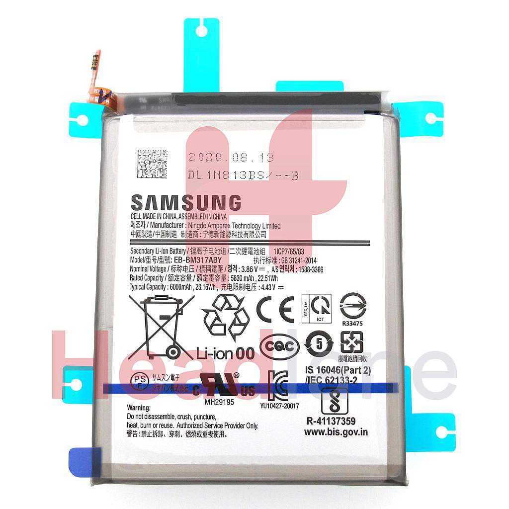Samsung SM-M317s Galaxy M31s EB-BM317ABY Internal Battery (No Box)