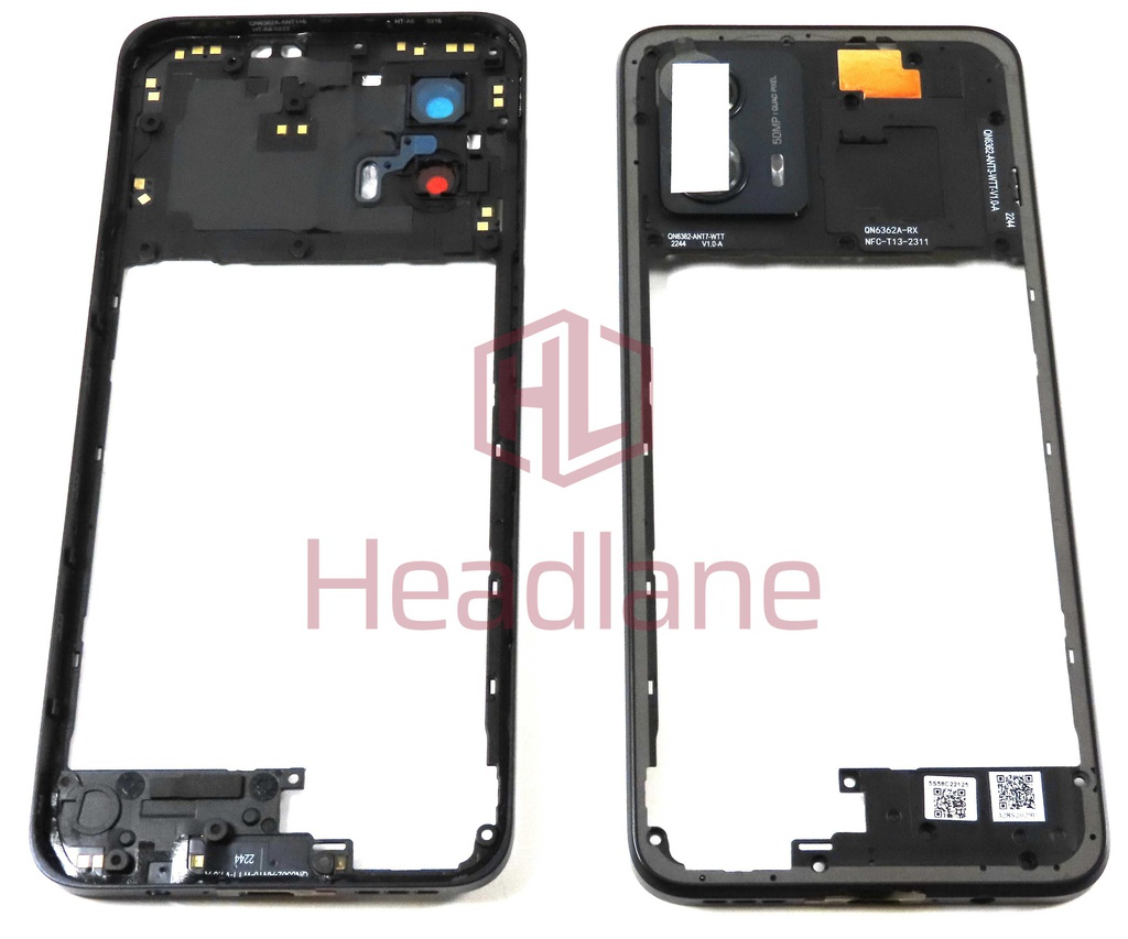 Motorola XT2335 Moto G53 Back / Middle Cover / Chassis - Blue