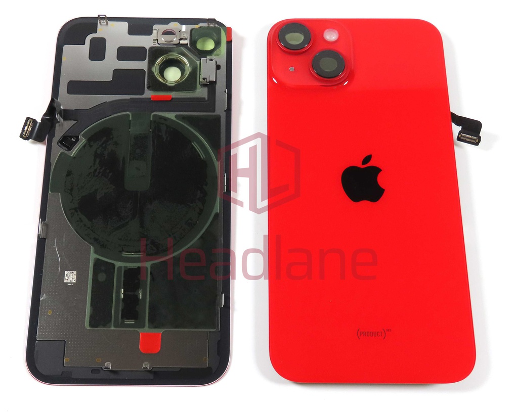 Apple iPhone 14 Back / Battery Cover - Red (Service Pack)