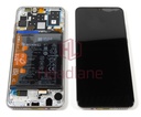 Huawei P30 Lite (NFC / 32MP Front Camera Version) LCD Display / Screen + Touch + Battery Assembly - White (No Box)