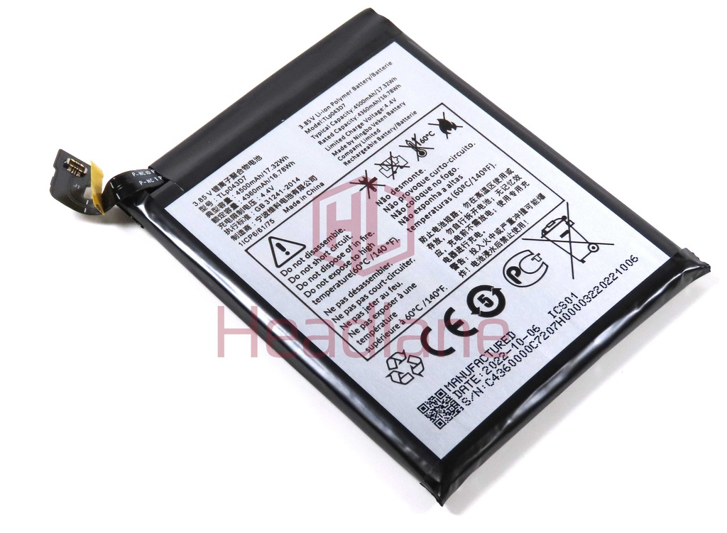 TCL T799H 10 Pro TLp043D7 4500mAh Internal Battery