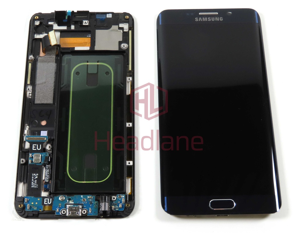 Samsung SM-G928F Galaxy S6 Edge+ LCD Display / Screen + Touch - Black (No Box)