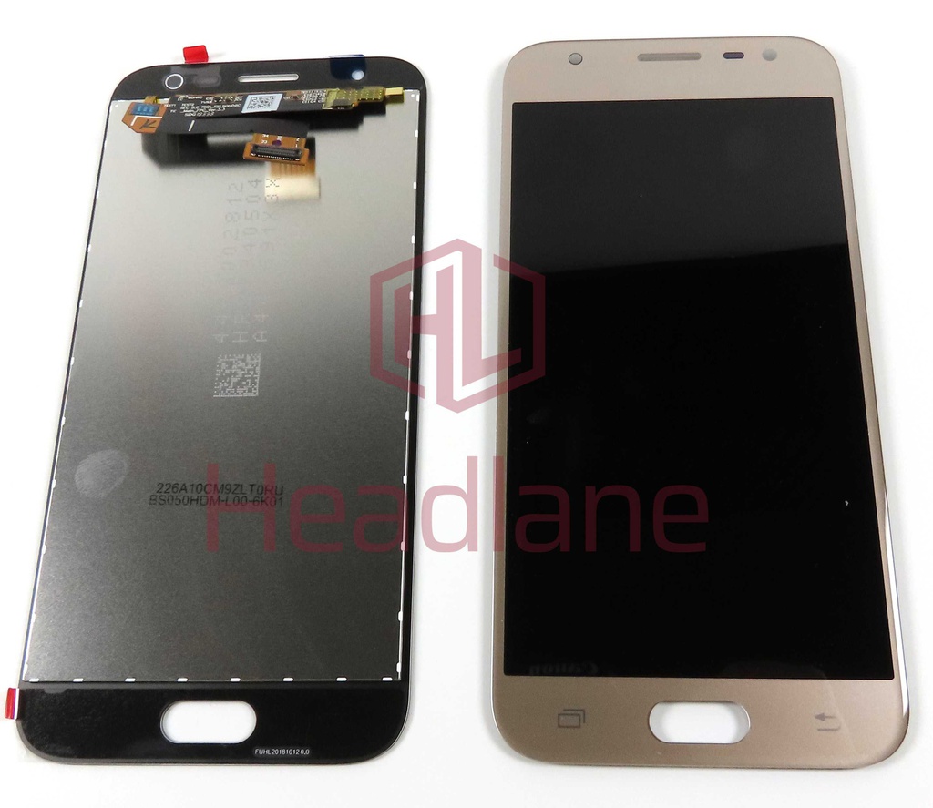 Samsung SM-J330 Galaxy J3 (2017) LCD Display / Screen + Touch - Gold (No Box)
