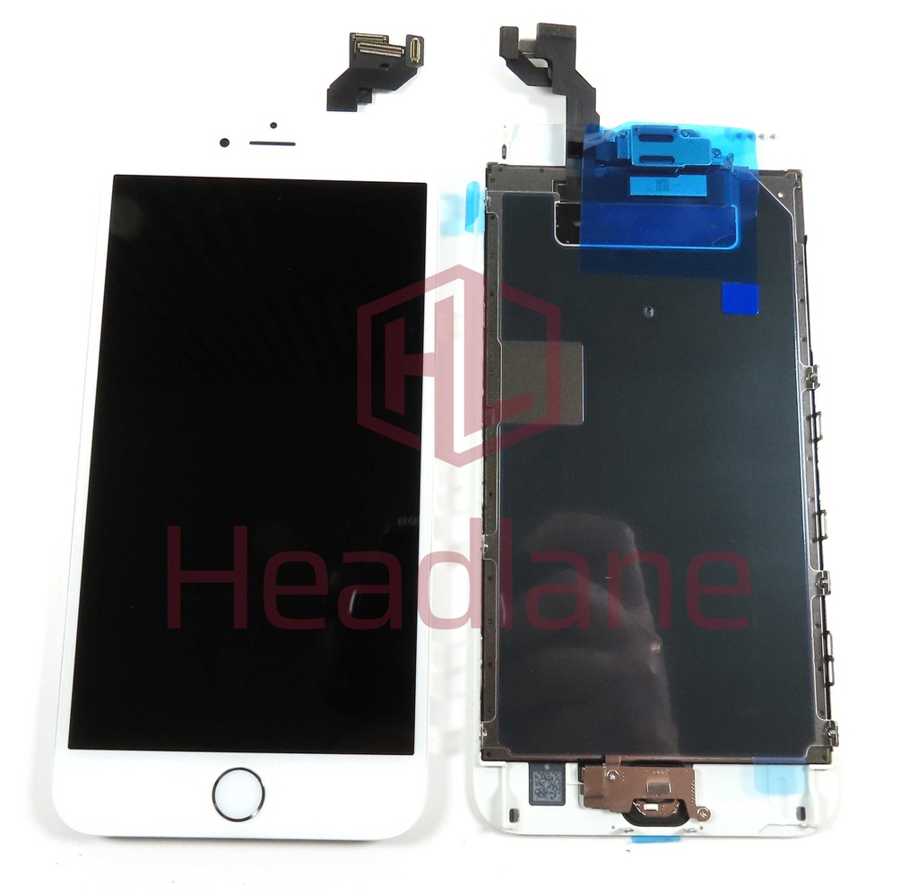 Apple iPhone 6S Plus LCD Display / Screen + Touch - White (Original / Service Stock) *Home button not usable*