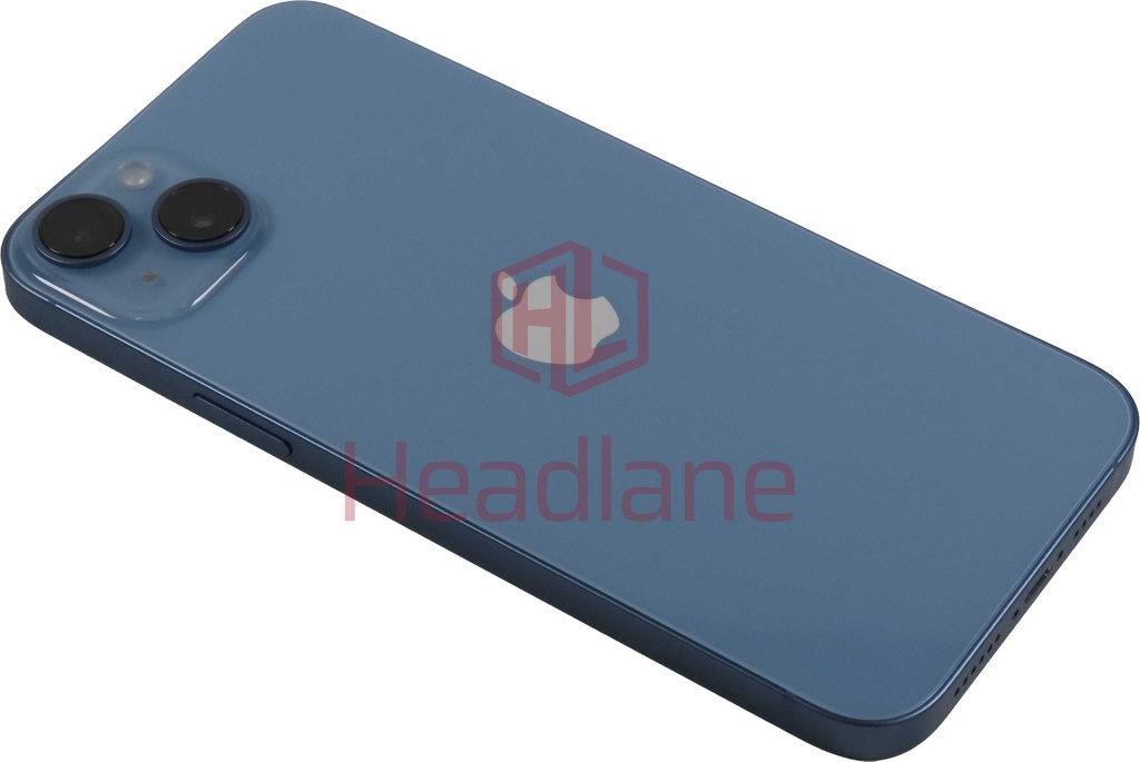 iPhone 14 Plus Back / Battery Cover + Small Parts - Blue (Pulled - Grade A)