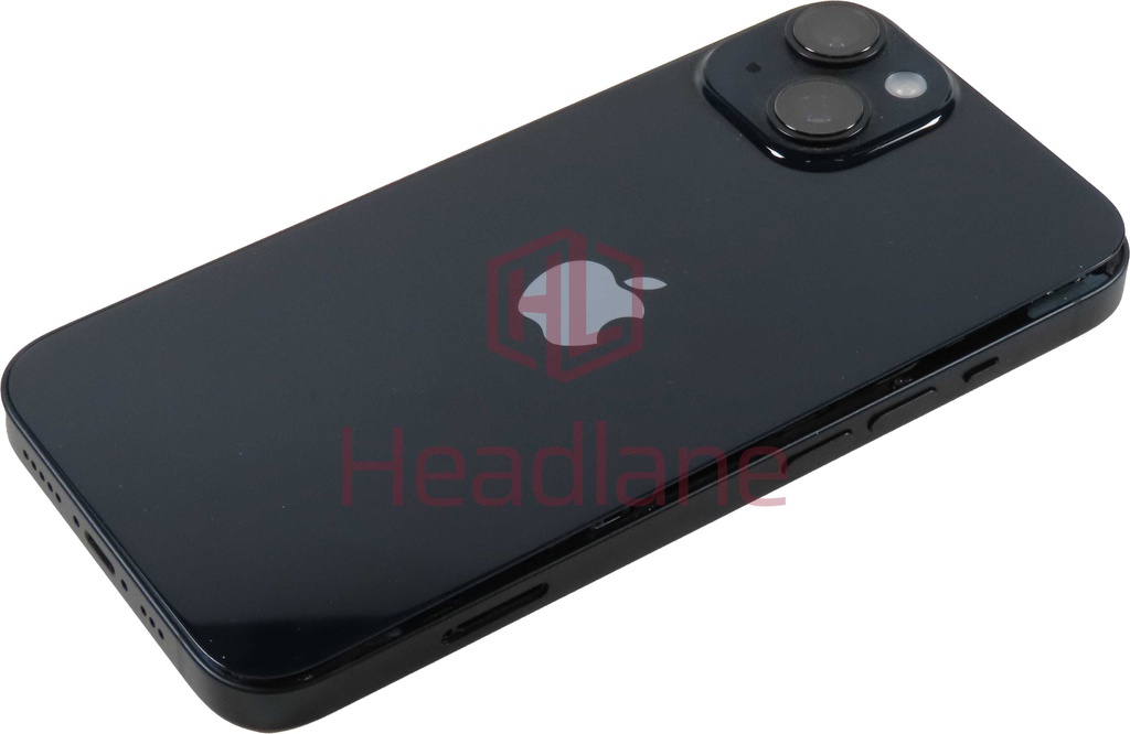 iPhone 14 Back / Battery Cover + Small Parts - Black (Pulled - Grade A)