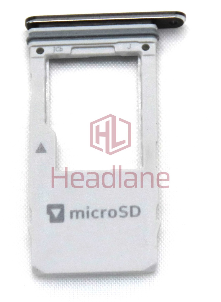 Samsung SM-A730 Galaxy A8+ (2018) Memory Card Tray - Black