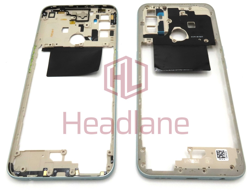 Oppo CPH2137 CPH2127 CPH2131 CPH2139 CPH2135 A33 A53 A53s Middle Cover / Chassis + NFC Antenna - Green