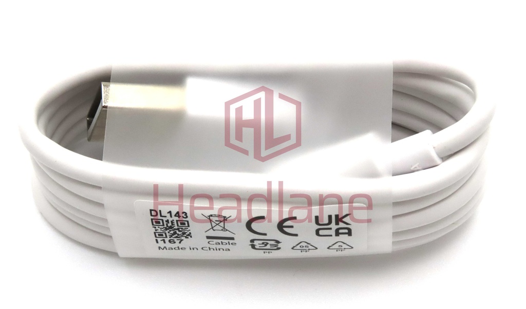 Oppo DL143 USB-A to USB-C Charging Cable 1m White