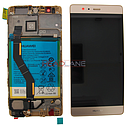 Huawei P9 Plus LCD Display / Screen + Touch + Battery Assembly - Gold