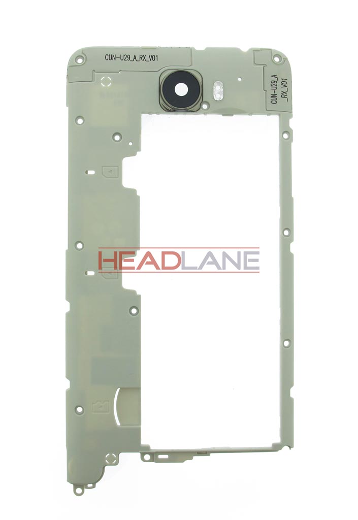 Huawei Y5-II Back Cover + Rear Camera Lens - Black