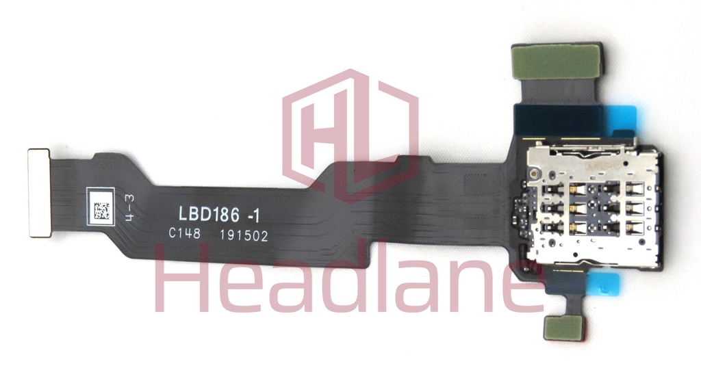 Oppo CPH1921 CPH1919 Reno 5G 10X Zoom SIM Card Reader Flex