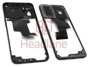 Oppo CPH2375 A76 Middle Cover / Chassis - Black