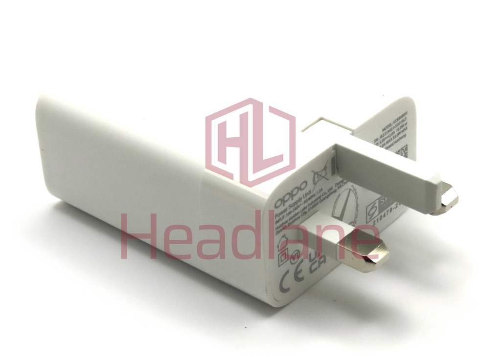 Oppo VCB3HBYH 5V 2A 11V 3A 33W Charger - White (UK 3 Pin)
