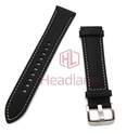 Samsung SM-R840 R845 Galaxy Watch3 Watch Strap Set - Black (Small)