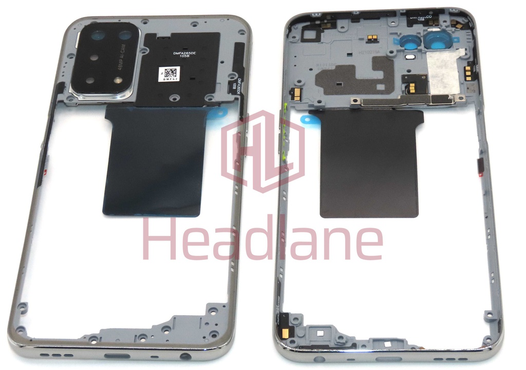 Oppo CPH2195 CPH2263 CPH2197 CPH2303 A54 5G A74 5G Middle Cover / Chassis - Silver