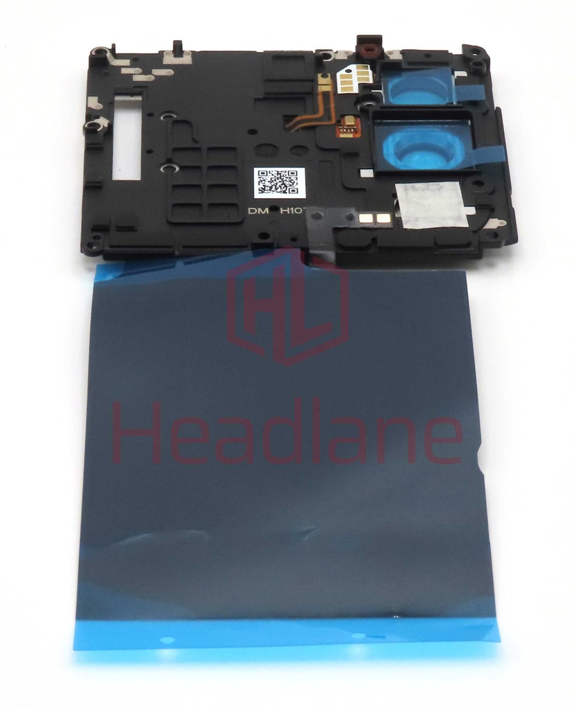 Motorola XT2201 Edge 30 Pro Top Cover + NFC Antenna + Wireless Charging Coil - Black