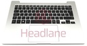 Samsung NP345XLA Galaxy Book Go LTE Top Cover + Keyboard + Touchpad UK QWERTY (Silver)