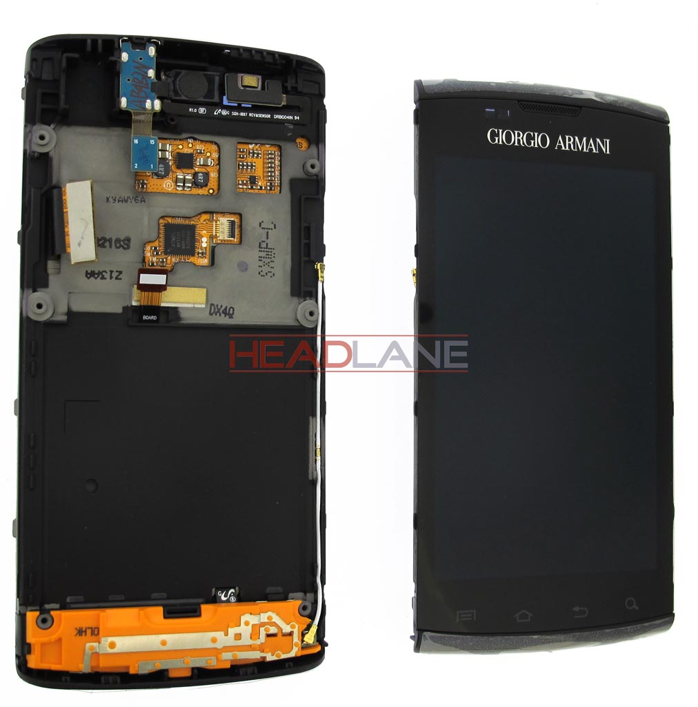 Samsung GT-I9010 Galaxy S Giorgio Armani LCD Display / Screen + Touch - Black