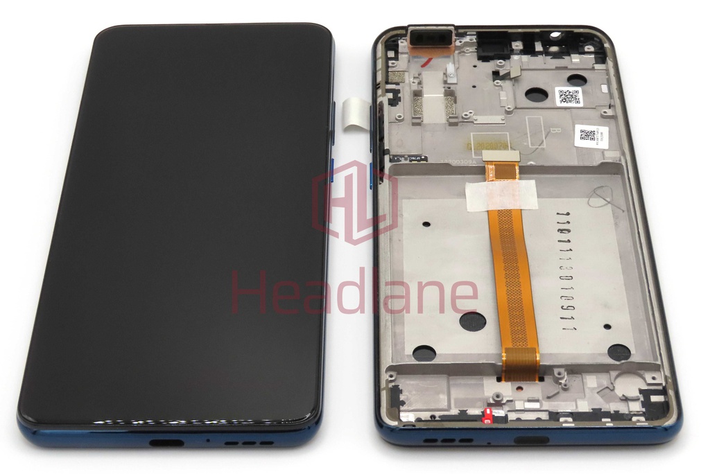 Motorola XT2027 One Hyper LCD Display / Screen + Touch - Blue