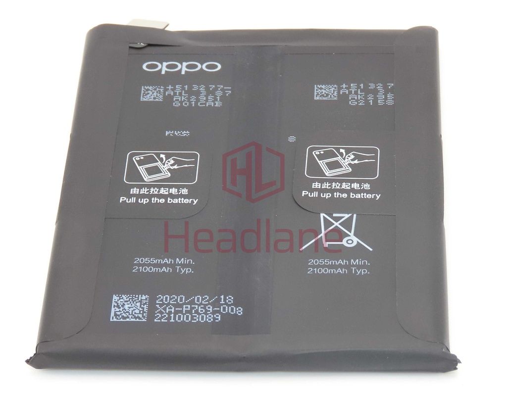 Oppo CPH2023 Find X2 BLP769 4200mAh Internal Battery