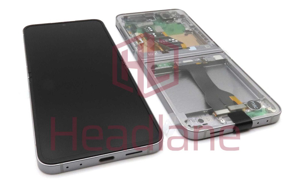 Samsung SM-F741 Galaxy Z Flip6 5G LCD Display / Screen + Touch - Silver Shadow
