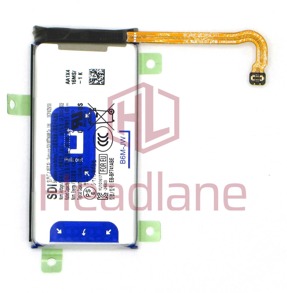 Samsung SM-F741 F761 Galaxy Z Flip6 5G / Flip7 FE EB-BF741ABE 1130mAh Secondary Internal Battery
