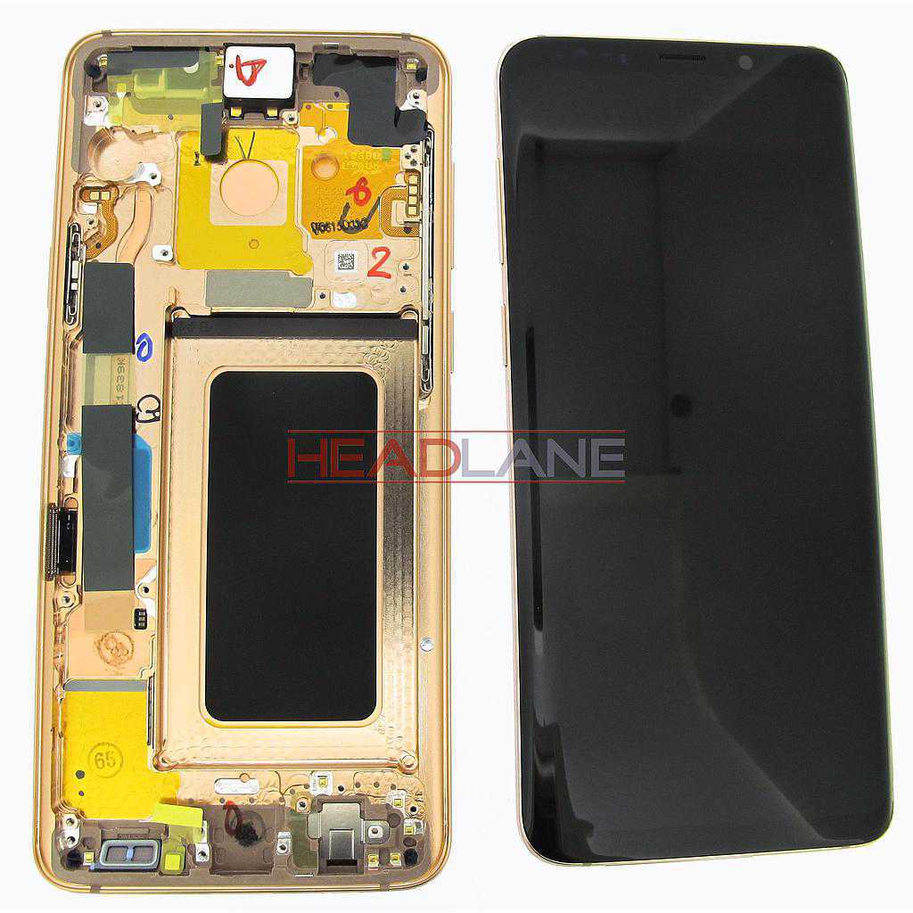 Samsung SM-G965F Galaxy S9+ LCD Display / Screen + Touch - Gold (No Box)