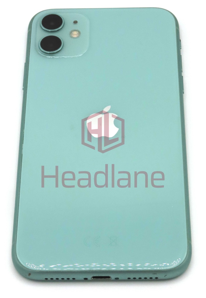 Apple iPhone 11 Back / Battery Cover + Small Parts - Green (Pulled - Grade C)