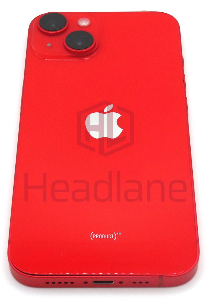 iPhone 14 Back / Battery Cover + Small Parts - Red (Pulled - Grade A)