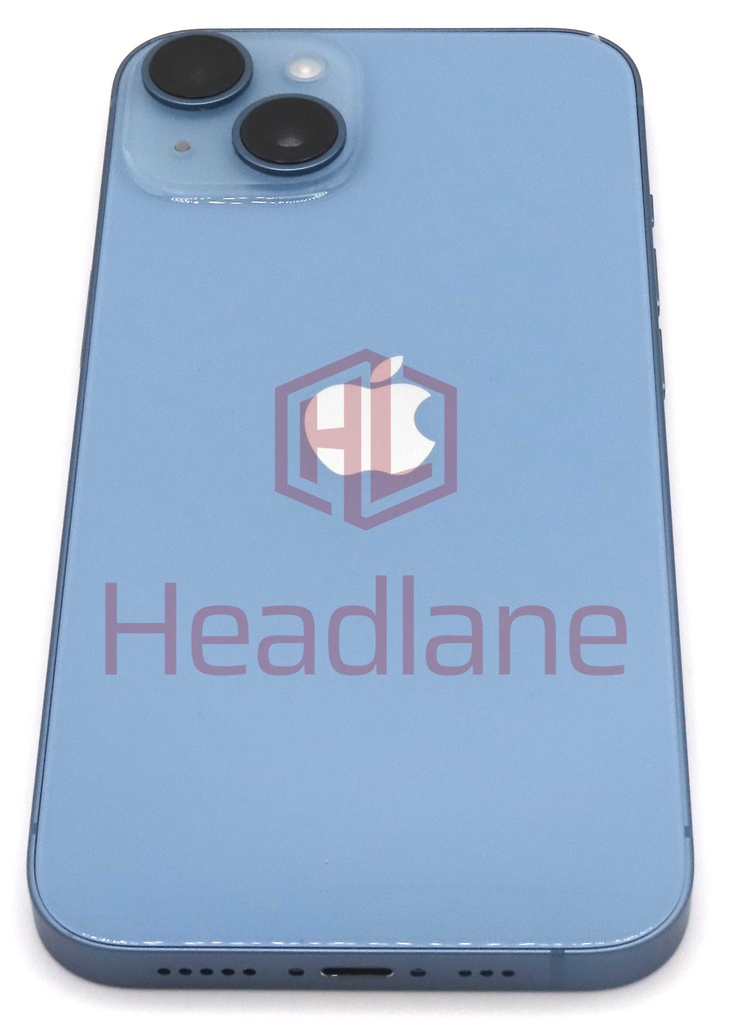 iPhone 14 Back / Battery Cover + Small Parts - Blue (Pulled - Grade B)