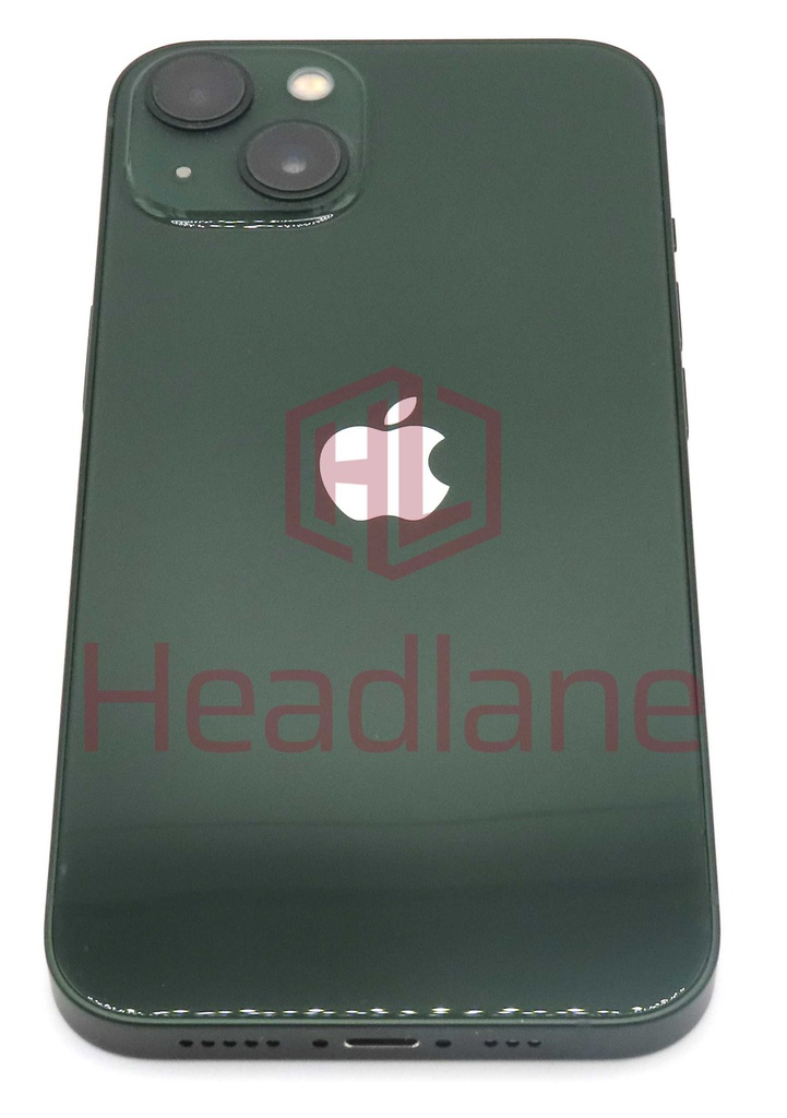 iPhone 13 Back / Battery Cover + Small Parts - Green (Pulled - Grade A)
