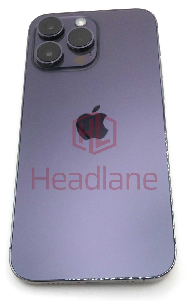 iPhone 14 Pro Max Back / Battery Cover + Small Parts - Purple (Pulled - Grade C)