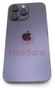 iPhone 14 Pro Max Back / Battery Cover + Small Parts - Purple (Pulled - Grade C)