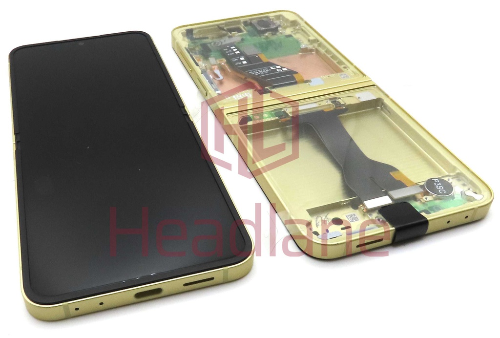Samsung SM-F741 Galaxy Z Flip6 5G LCD Display / Screen + Touch - Yellow
