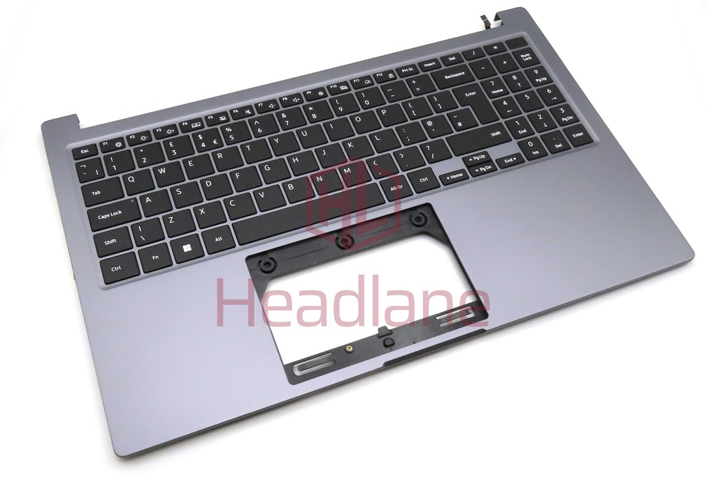 Samsung NP750XGL Galaxy Book4 15.6" Top Cover + Keyboard (UK QWERTY) - Grey