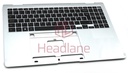Samsung NP960QGK Galaxy Book4 Pro 360 16&quot; Top Cover + Keyboard - Platinum Silver (UK QWERTY)