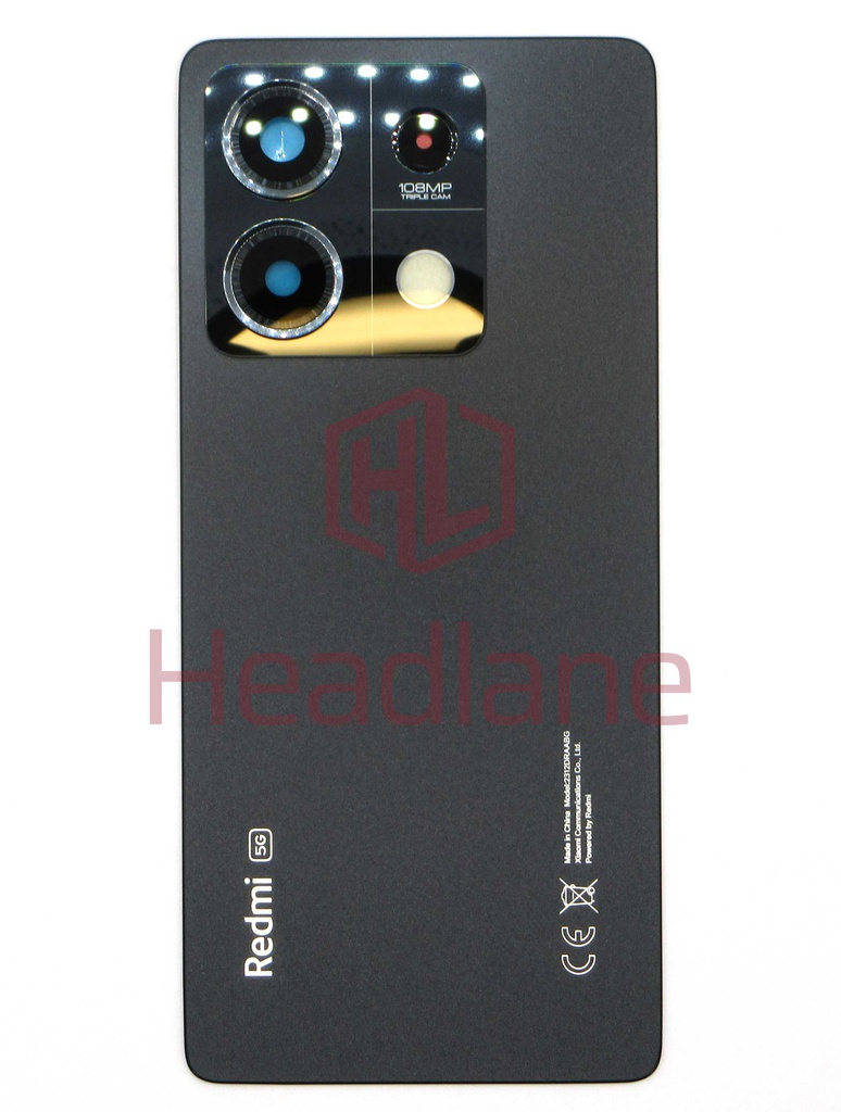 Xiaomi Redmi Note 13 5G Back / Battery Cover - Black