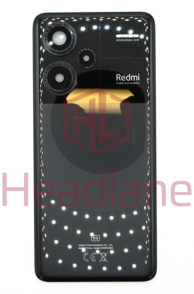 Xiaomi Redmi Note 13 Pro+ 5G Back / Battery Cover - Black