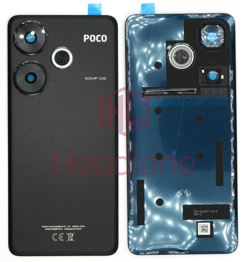 Xiaomi Poco F6 Back / Battery Cover - Black
