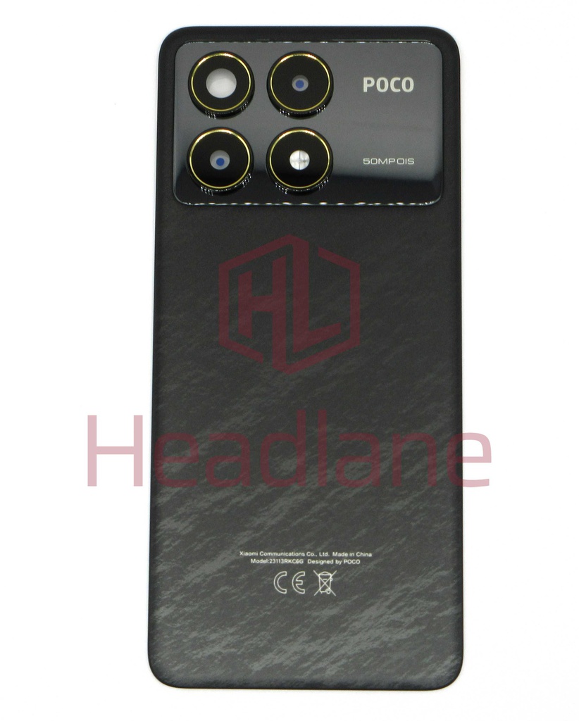 Xiaomi Poco F6 Pro Back / Battery Cover - Black