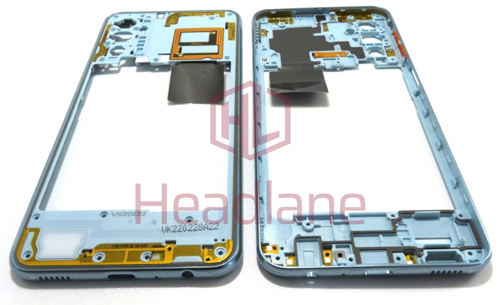 Samsung SM-M236 Galaxy M23 5G Middle Cover / Chassis - Blue