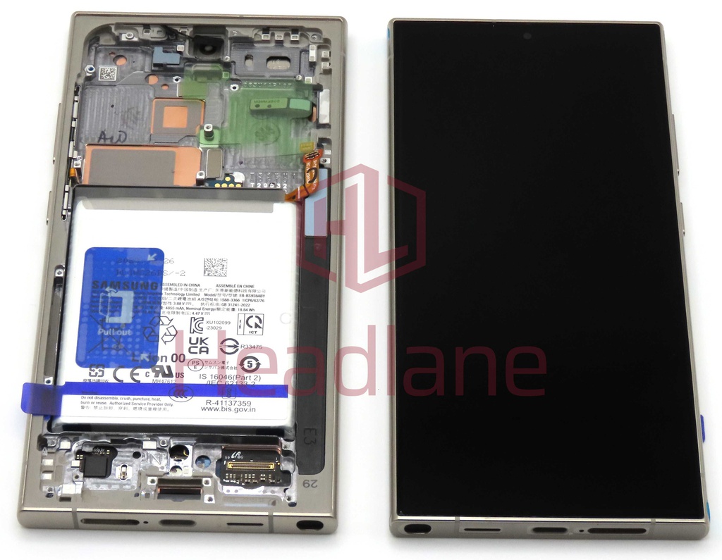 Samsung SM-S928U Galaxy S24 Ultra LCD Display / Screen + Touch + Battery - Titanium Grey / Titanium Orange / Titanium Violet (USA Version)