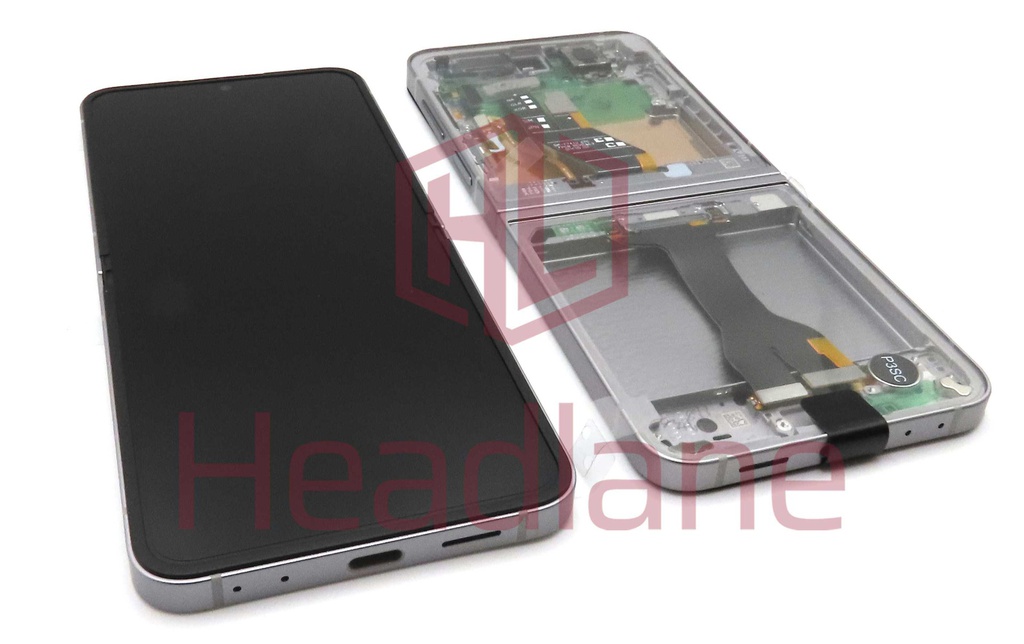 Samsung SM-F741 Galaxy Z Flip6 5G LCD Display / Screen + Touch - Silver Shadow