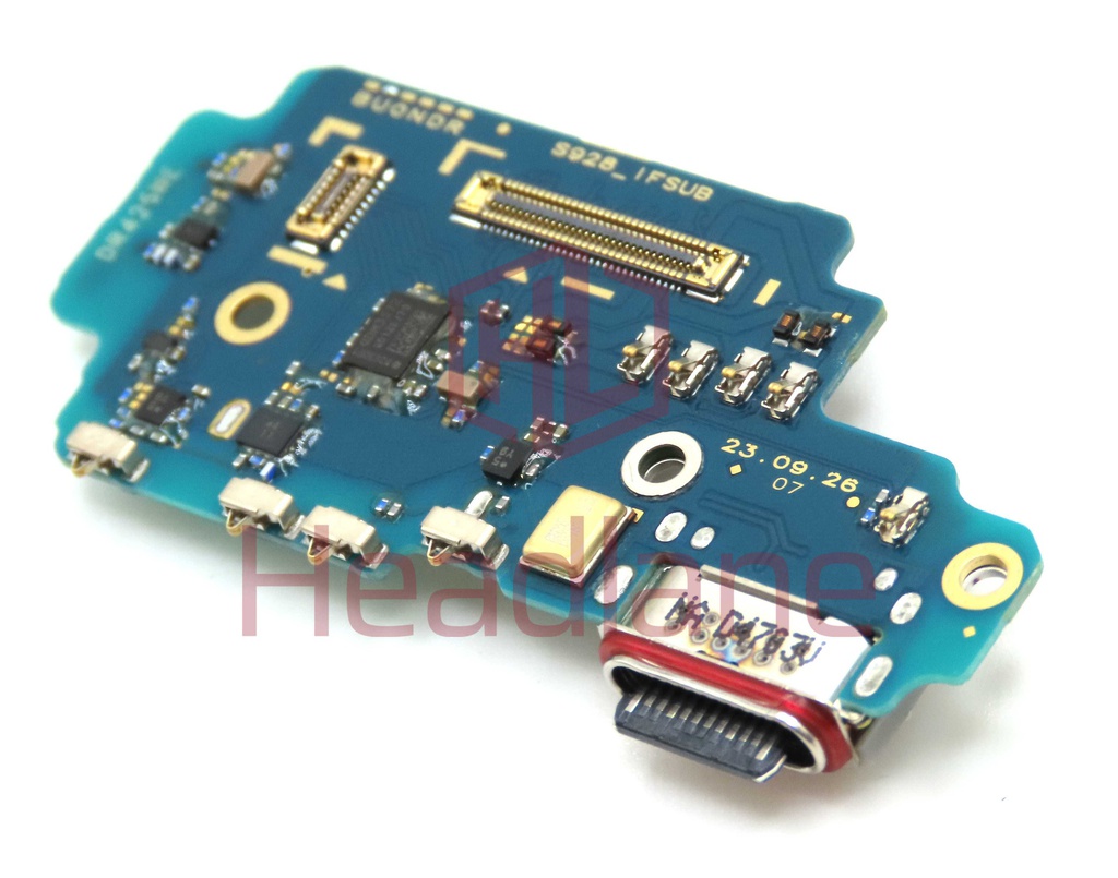 Samsung SM-S918 Galaxy S23 Ultra Charging Port + SIM Card Reader Flex (USA Version)