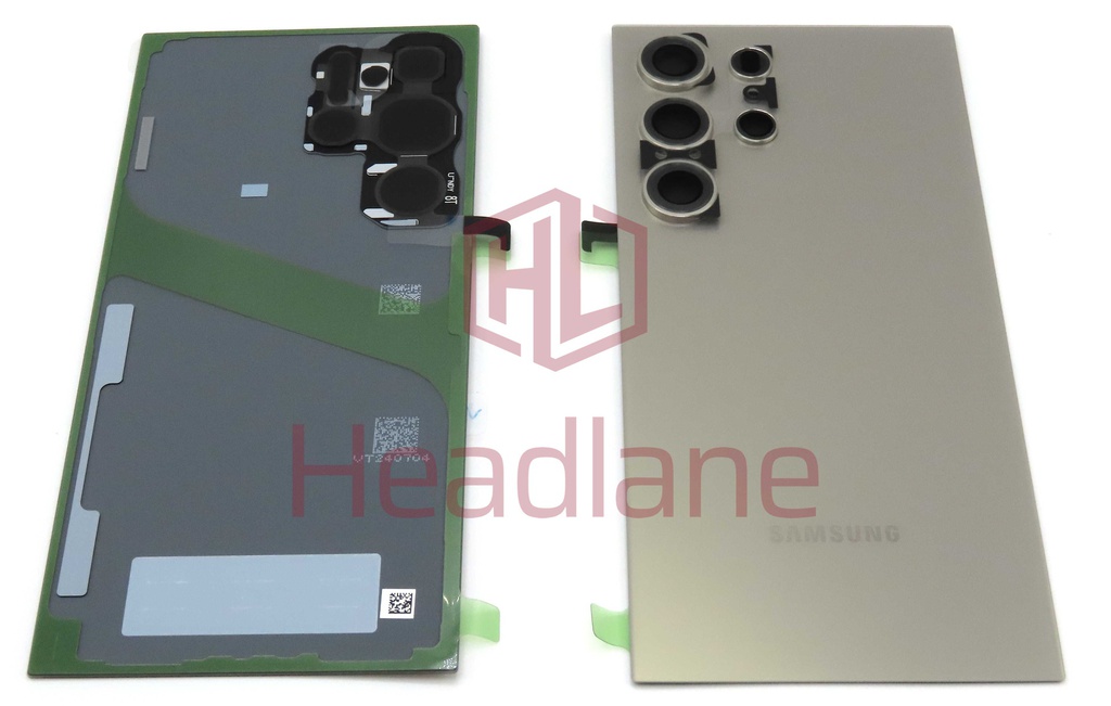 Samsung SM-S928 Galaxy S24 Ultra Back / Battery Cover - Titanium Grey (No Printing)